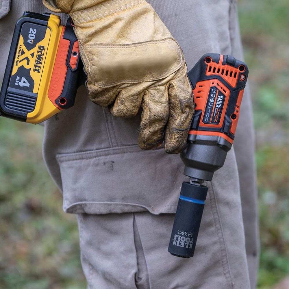 Klein Tools BAT20CW 20V Brushless Lithium-Ion 1/2 in. Cordless Compact Impact Wrench with Detent Pin (Tool Only)