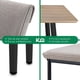 thumbnail image 5 of Juego Comedor 6 Sillas Beige Kingshouse Modelo Vita Madera Minimalista Industrial Muebles Hogar beige 7, 5 of 8