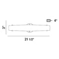 thumbnail image 2 of Eurofase Lighting - Absolve - 20W 1 LED Wall Sconce - 21.5 Inches Wide by 3, 2 of 2
