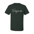 thumbnail image 2 of Inspiring Christian Quote Forgive Inspirational/Christian Men's Graphic T-Shirt, Forest Green, Large, 2 of 3