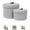 A, variant on 2 Pack Round Cotton Rope Storage Baskets with Lids, Cream Woven Organizer Bins with Pull Handles for Bathroom, Bedroom, Nursery, Shelf and Home Decor