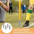said 4Pcs Football Flagpole Base Soccer Corner Flags Holder Spring
