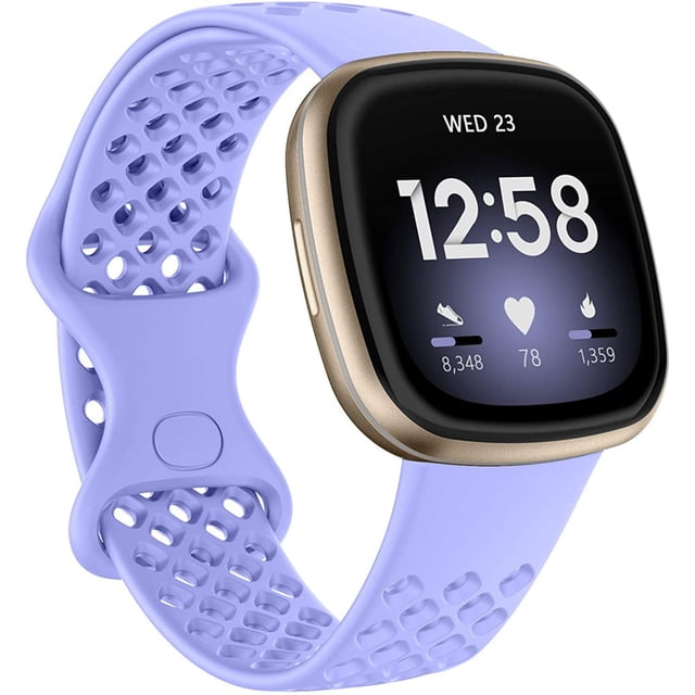 Silicone Sports Sweat Proof Solid Color Watch Band for Smartwatch Breathable Adjustable Wide Compatibility