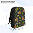 thumbnail image 4 of Fotbe Funny Sloths In The Forest Travel Laptop Backpack, Business Slim Sturdy Laptops Backpack, Water Resistant College School Computer Bag Gift for Men & Women Fits 15.6 Inch Notebook, 4 of 8