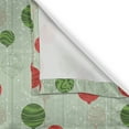 thumbnail image 6 of Ambesonne Christmas Valance & Curtain, Baubles Strings, 55"x36", Multicolor, 6 of 6