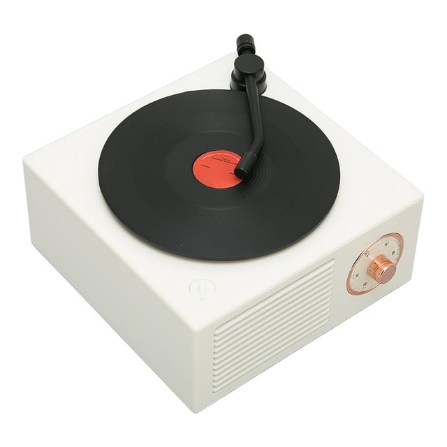Haut-Parleur, X10 Tourne-Disque Vinyle Rétro Tourne-Disque Style Classique Intégration Transparente