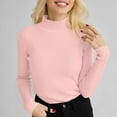 thumbnail image 2 of PFRNLF Women's Turtleneck Sweaters Long Sleeve Stretch Ribbed Tops Fitted Casual Basic Knit Sweater, 2 of 8