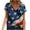Blue womens tops summer, variant on USSUMA Summer Tops for Women Trendy V Neck Short Sleeve Dressy Shirts Blouses Patriotic Graphic Women's Tops Summer 2022 4th of July USA Flag Casual Tshirts Tunic Plus