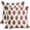 Burgundy Floral, variant on Burgundy Floral Pillow Covers 16x16 Set of 2 Spring Summer Flower Leaves Print Decorative Throw Pillow Cases Outdoor Farmhouse Decoration for Sofa Couch Bed