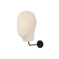 thumbnail image 4 of Gazechimp Wall Mount Mannequin Head Cap Hat Display Rack for Ornament Decoration Store Beige Linen, 4 of 8