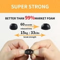 thumbnail image 4 of Puntas de espuma Bodykoo para Apple AirPods Pro 1 y 2, 3 pares, 4 of 8