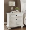 thumbnail image 4 of Topline Home Furnishings 6pc White Queen Size Bedroom Set, 4 of 7