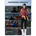 thumbnail image 7 of CAMEL Women's Puffer Jacket Lightweight Packable Down Coat Womens Winter Jackets Red, 7 of 7