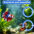 thumbnail image 4 of Betta Fish Tank Accessories Set with Mirror Floating Ball and Training Rings, Betta Aquarium Enrichment Toys Kit with Suction Cups Holder for Exercise Stimulation, 4 of 9