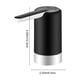 thumbnail image 3 of Dispensador automático de agua recargable por USB para botellas de 5 galones | Dispensador de agua portátil de escritorio con 4 cantidades | Para uso en casa, oficina y exteriores, 3 of 7