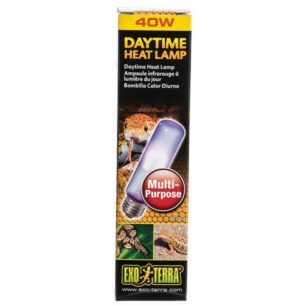 40 watt Exo Terra Daytime Heat Lamp Sun Glo Daylight Reptile Bulb
