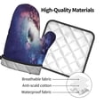 thumbnail image 4 of KLL Planets Stars And Galaxies Pattern Oven Mitts and Pot Holders 2pcs Sets for Kitchen, Oven Mitt Heat Resistant 536°F, Oven Gloves for Kitchen,Cooking and Baking, 4 of 7