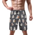 thumbnail image 2 of NICKSUN Men's Swim Trunks, Cute Print Quick Dry Summer Board Beach Shorts with Mesh Lining and Pockets, 2 of 6