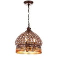 thumbnail image 2 of Safavieh Sultan Jeweled 3 Light Bronze 13.5 in. Dia. Pendant, 2 of 5
