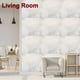 thumbnail image 5 of Uxcell 15Pcs Azulejos de Mármol Autoadhesivos, Paneles de Pared Impermeables para Salpicadero, Azulejos de Ducha Autoadhesivos de 12"x12" para Baño, Diseño Gris Plateado, 5 of 7