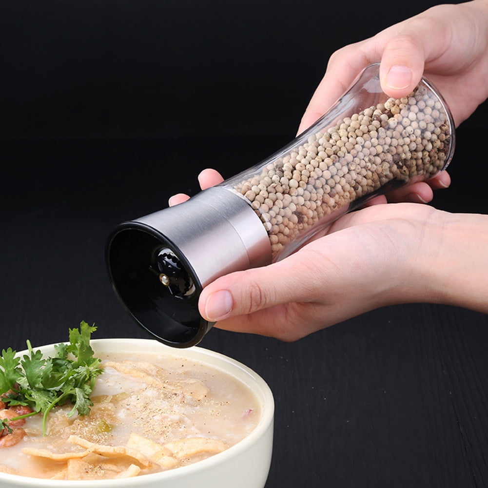 304 Stainless Steel Pepper Grinder Manual Pepper Grinding Mill Bottle