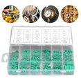 thumbnail image 2 of Ensemble de 270 Pcs de Joints en O Verts pour Caoutchouc, Ensemble de Joints en O Ensemble de Joints en O Résistant à l'Usure Assortiment de Joints en O pour Automobile, 2 of 9