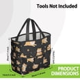 thumbnail image 3 of Garden Tool Bag,Shiba Inu Garden Tool Organizer,Garden Gifts,Waterproof Multi-Pocket Garden Tool Storage 11.8x5.5x11.4 Inch(Tools NOT Included), 3 of 6