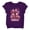 Dark Purple, variant on YunPes Girls Short Sleeve Shirts Kids Crewneck Soft T-Shirts Summer Tees 2‐13 Years Teen Y2k Cherry Printed Shirts Streetwear Dance
