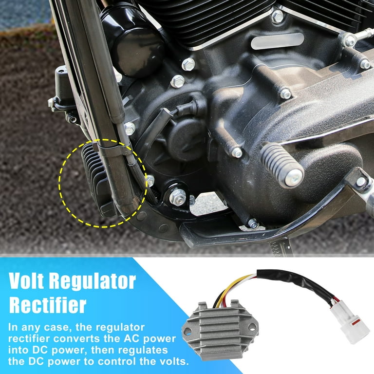Replacement Regulator Rectifier Compatible With Yamaha Jog 50, R, RR (50 Cc/2T