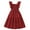 Red, variant on JoyHoop Cute Baby Girls Dress Summer New Girls' Clothing Ruffle Sleevele Princess Frocks Fashion Birthday Party Kids Dresses