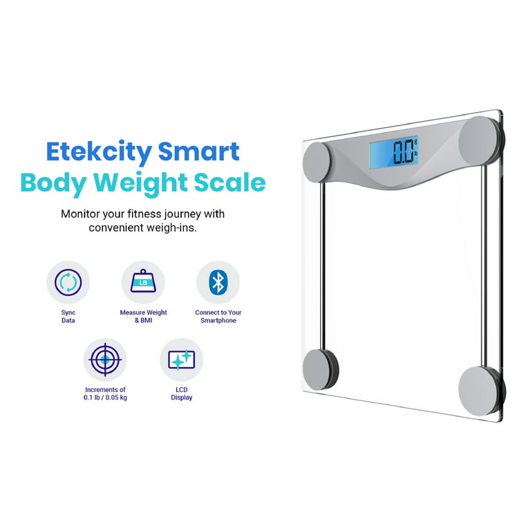 Etekcity Smart Body Weight Scale 