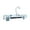 Clear, variant on Mainstays Plastic Hangers – Swivel Neck, Crystal Finish, 2-Pack