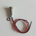 thumbnail image 4 of LOVIVER 220V 6mm Waterproof Power LED Metal Indicator Light 220V Blue, 4 of 7