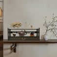 thumbnail image 3 of 27.2in Bamboo Chinese Style Storage Table 55lbs Load Capacity Desktop Organizer, 3 of 20