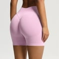 thumbnail image 6 of Women's High Waisted Biker Shorts Stretchy Tummy Control Workout Shorts, 6 of 8