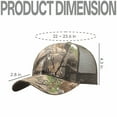 thumbnail image 2 of TELOLY Baseball Cap Sun Hat Jungle Camouflage Adjustable Breathable Hats for Men,Style 6, 2 of 4