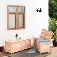 thumbnail image 1 of vidaXL Outdoor Cushion Box 200x50x56 cm Solid Wood Fir, 1 of 1