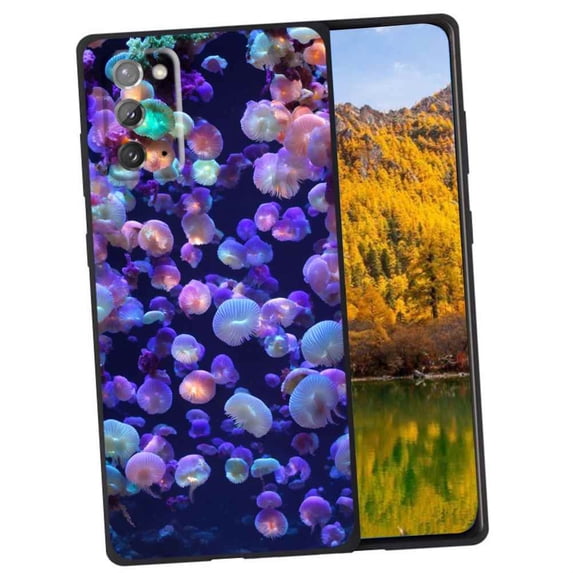 Compatible with Samsung Galaxy Note 20 5G Phone Case, Jellyfish-2-17 Case Silicone Protective for Teen Girl Boy Case for Samsung Galaxy Note 20 5G