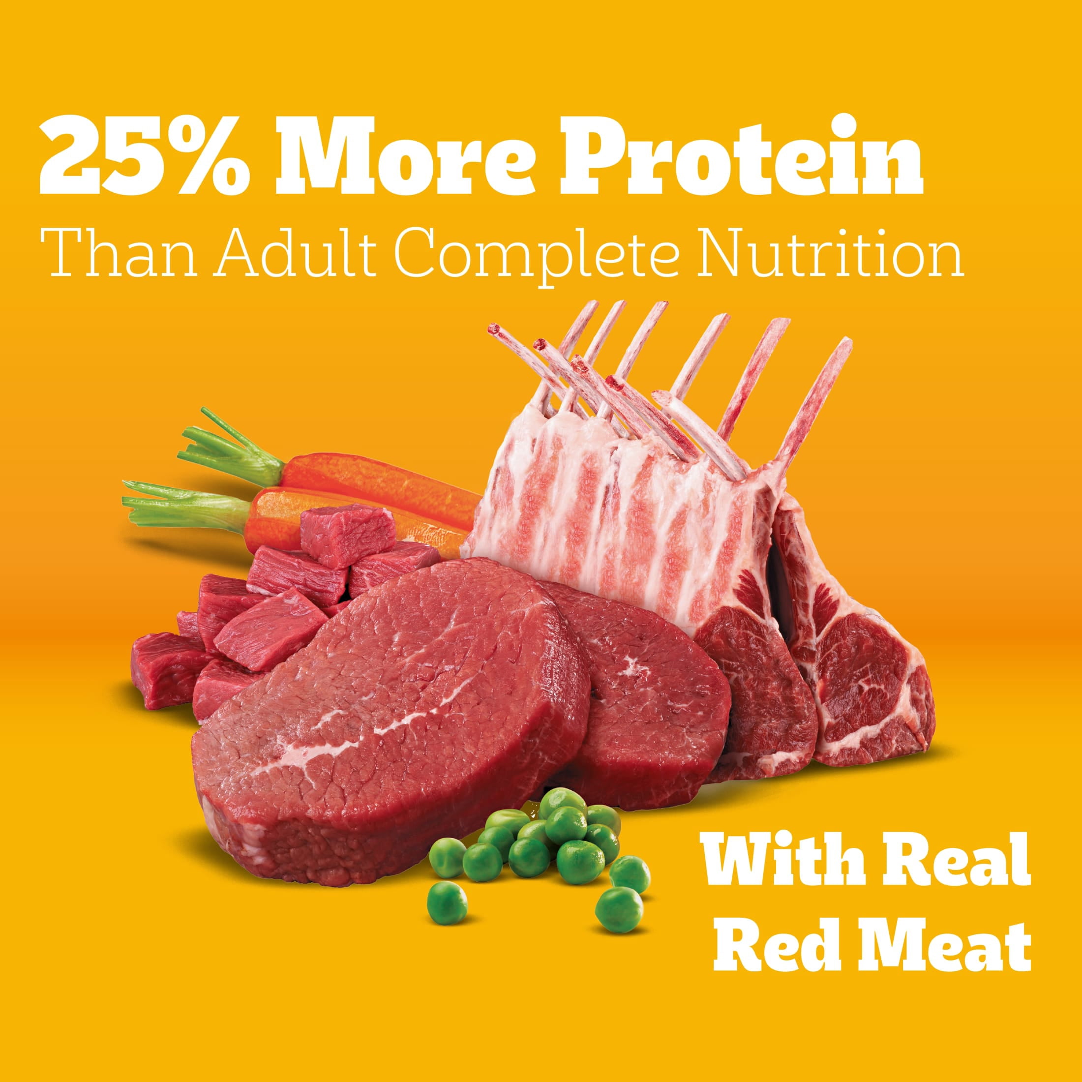 Pedigree High Protein Adult Dry Dog Food Beef and Lamb Flavor, 27 lb Bag