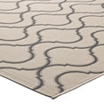 thumbnail image 4 of Area Rug Runner Floor Carpet, Beige, Fabric, 8x10, Living Kitchen Cafe Bistro Hospitality Restaurant, Modern Contemporary HB35814, 4 of 8