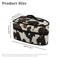 thumbnail image 6 of HELLHERO Lightweight Dustproof Travel Iron Organizer Durable Cow Print Pattern Travel Case Steamer Oganizer, Case Only, 6 of 6
