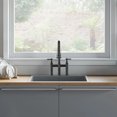 thumbnail image 3 of Double Handle Bridge Kitchen Faucet With Pull-Down Spray Head, 3 of 9