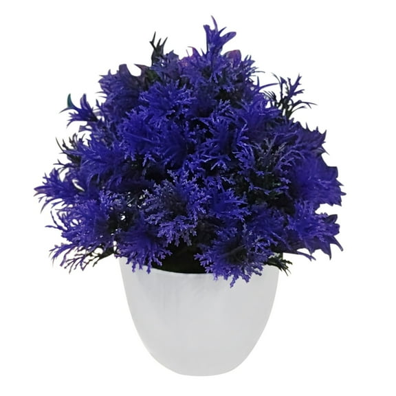 Sunxin One Pot of Artificial Flowers Lifelike Artificial Jasmine Bonsai Potted Plant for Home Tabletop Decor Realistic Green Ornamental for Interior Decoration