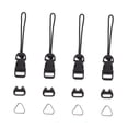 thumbnail image 4 of WEUVEB 8 Pcs Quick Release Camera Harness Hooks ABS Black For Photographers, 4 of 8