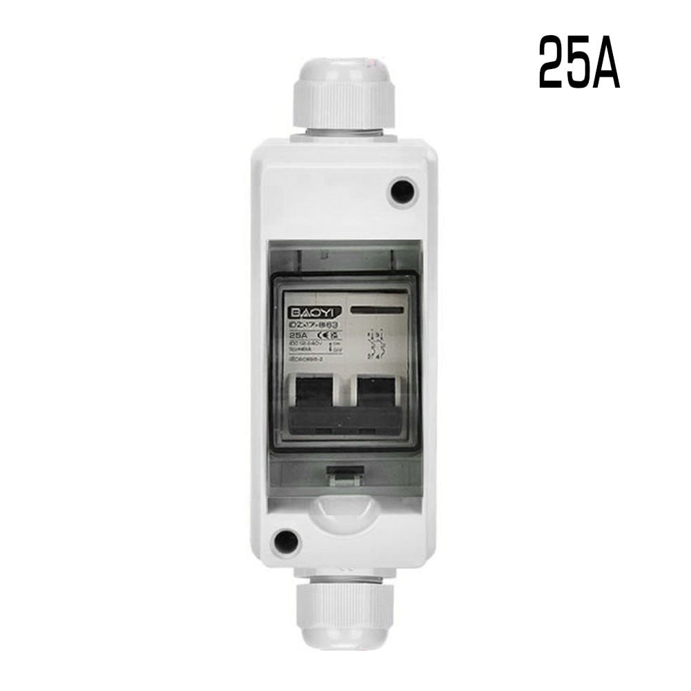 Solar photovoltaic cell combiner box DC circuit breaker switch with