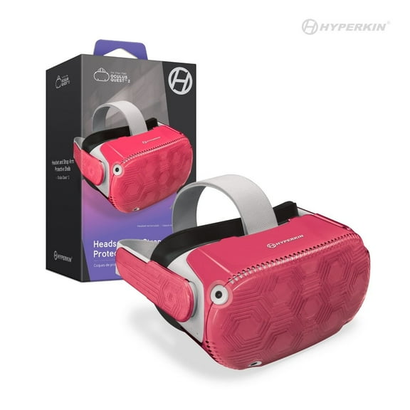 M07514-HP Headset and Strap Arm Protective Shells (Hot Pink) For Oculus Quest 2™