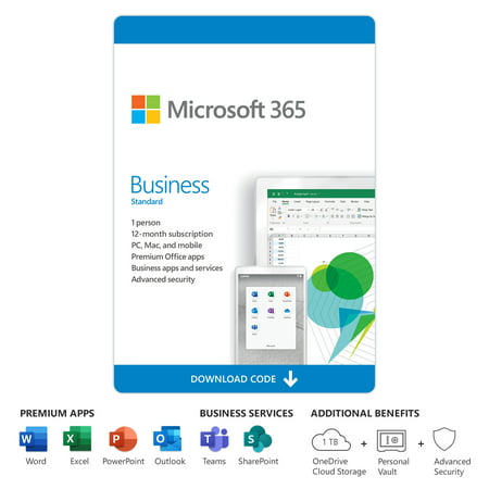 Microsoft Office 365 Business Premium 1Yr (Email (Best Home Finance App For Mac)