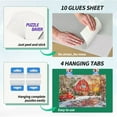 thumbnail image 5 of Jolicasa 27.6"H Wooden Puzzle Table for Adults,1500PCS Jigsaw Puzzle Board with 4 Sorting Drawers and Translucent Cover, 5 of 6