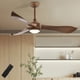 thumbnail image 2 of Ventilador de Techo Costway 132 cm con Luz y Mando Motor DC Reversible Color Nuez, 2 of 9