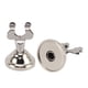 thumbnail image 2 of 2Pcs Table Number Stands Stainless Steel Round Stable Base Sturdy Simple Place Card Holder for Wedding Party Office Spiral Type, 2 of 5